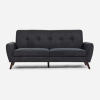 Sofá Rosen Adele 3 Cuerpos Tela Grafito