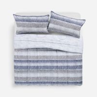 Plumón Algodón Reversible Balder Gris King