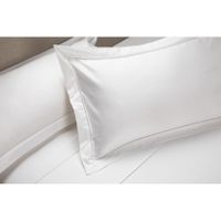 Sábana Rosen 500 Hilos Algodón Lisa Blanca Súper King