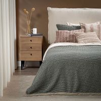 Cobertor Favo Cozy Dark Olive 1.5 Plazas