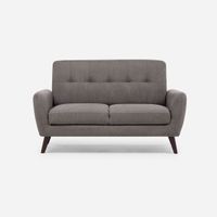 Sofá Adele 2 Cuerpos Tela Gris