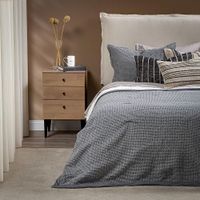 Cobertor Favo Cozy Grafito 1.5 Plazas