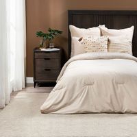 Plumón Alaska Sherpa Cord Latte 1.5 Plazas