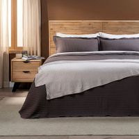 Cobertor Flannel Supersoft Grafito Super King