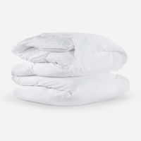 Funda Plumón Rosen Algodón Festón Blanco Super King