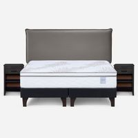 Cama Europea Neo Plus King + Muebles Maurice