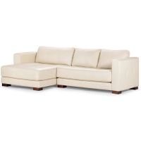 Sofá Seccional Rosen Copeland Izquierdo Cuero Ice
