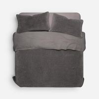 Cubrecama Algodón Velvet Salzweg Grafito King