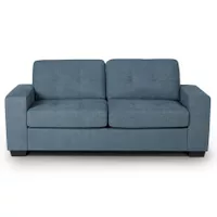 Sofá Cama Dream 3 Cuerpos Tela Azul