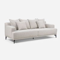 Sofá Soho 3 cuerpos Tela Crudo