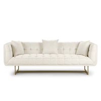 Sofá Rosen Forest Hill 3 Cuerpos Tela Hueso