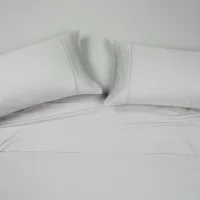 Sábana Rosen 300 Hilos Algodón Lisa Cristal 2 Plazas