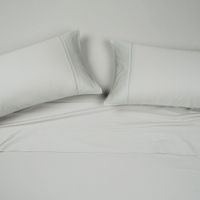 Sábana Rosen 300 Hilos Algodón Lisa Cristal Full