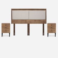 Set de Muebles Paul King Madera Latte