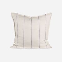 Funda de Cojín Lino Cadiz 50 x 50 cm Lineas Beige