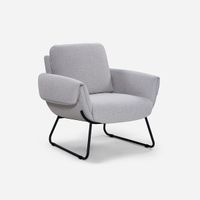 Poltrona Rosen Ross Tela Gris