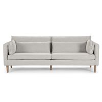 Sofá Rosen Vesterbro 3 Cuerpos Tela Crudo