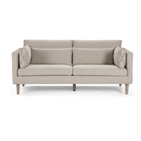 Sofá Rosen Vesterbro 2 Cuerpos Tela Tostado