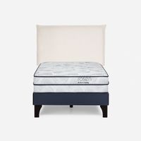 Cama Autonomy Sky 1.5 Plazas Madera + Respaldo Maura