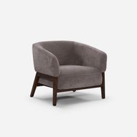 Poltrona Rosen Bolton Tela Grafito