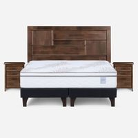 Cama Europea Neo Plus King 180x200 cm + Muebles Dolce