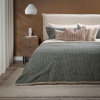 Cobertor Favo Cozy Dark Olive 2 Plazas