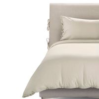 Funda Plumón Rosen Lino-Algodón Pure Liso 1 Plaza Arena