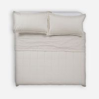 Cubrecama Algodón Stripes Natural 2 Plazas