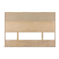 Respaldo Halsey King Rosen Madera-Rattán