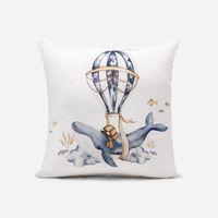 Funda de Cojín Ballenas 50x50 cm