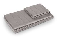 Sábana Rosen 300 Hilos Algodón Lisa Plata Queen