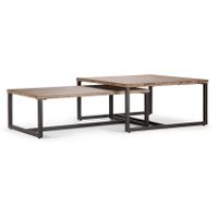 Set Mesas de Centro Rosen Clay Madera-Metal