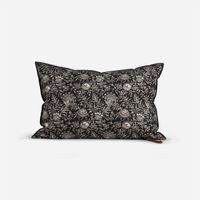 Funda de Cojín Ambiente Algodón Surat Negro 60 x 40 cm