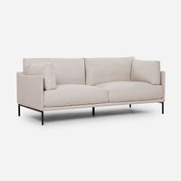 Sofá Rosen Thamova 3 Cuerpos Tela Beige