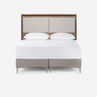 Respaldo Paul Madera Latte 2 Plazas