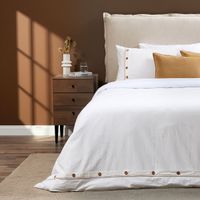 Funda de Plumón Algodón Lanin Blanco 1 Plaza