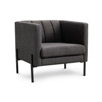Poltrona Rosen Drolet Tela Grafito