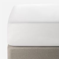 Sábana Inferior Rosen 300 Hilos Algodón Blanca Súper King