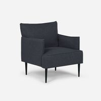 Poltrona Rosen Milton Tela Grafito