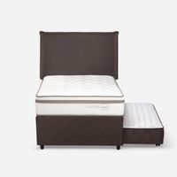 Diván Cama Classique+ 1,5 Plazas +Respaldo Maurice Chocolate