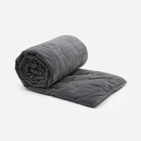 Piecera Velvet Stripes 110 x 230 cm Grafito