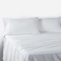 Sábana 300 Hilos Rosen Tencel Blanca 2 Plazas