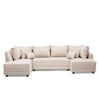 Seccional Doble Chaise Venneto Beige