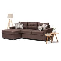 Seccional Izquierdo Ottimo Chocolate Divano