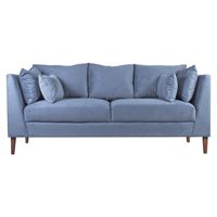 Sofá Venne 3 cuerpos Azul