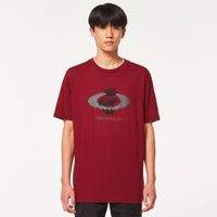 Polera Oakley Gear Static Icon Tee Hombre Iron Red