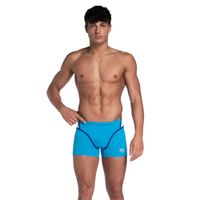 Traje De Baño Tipo Boxer Hombre Panel  Azul Arena