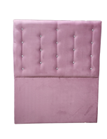 Respaldo 1.5 Palo Rosa Boton Diamante a piso Muebles Rimar