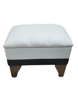 Banqueta Baúl Bic Eco Cuero 60x40x45x20 Muebles Rimar