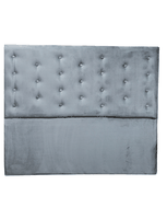 Respaldo a Piso Gris Felpa 2 Plazas Rimar